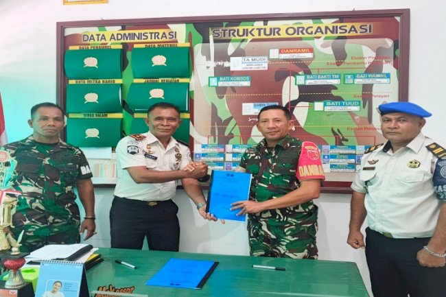 Lapas Bandanaira dan Koramil 1502-01/Banda Sepakati PKS Perkuat Sinergi Pengamanan
