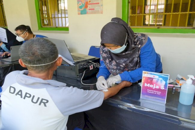 Dukung Quick Win Presiden RI, Lapas Malang Gelar Skrining TBC Terintegrasi CKG