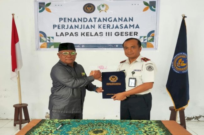 Lapas Geser dan KUA Seram Timur Sepakati PKS Pembinaan Rohani Berkelanjutan