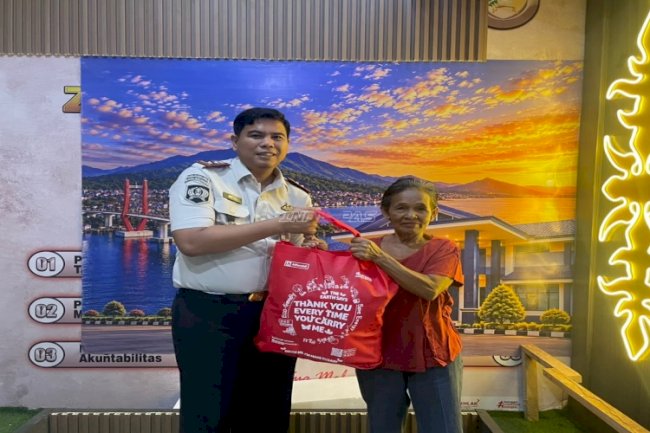 Rutan Ambon Salurkan Bantuan Sosial kepada Keluarga Warga Binaan 