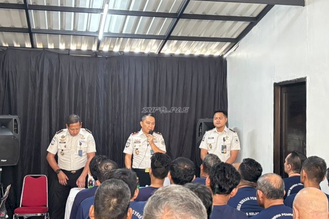 Perkuat Pembinaan dan Keamanan, Kalapas Cipinang Gelar Dialog Langsung dengan 147 Warga Binaan Pidana Tinggi