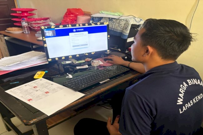 Persiapkan Warga Binaan Hadapi Evaluasi Akademik, Lapas Kendari Gelar Simulasi TPA Paket C