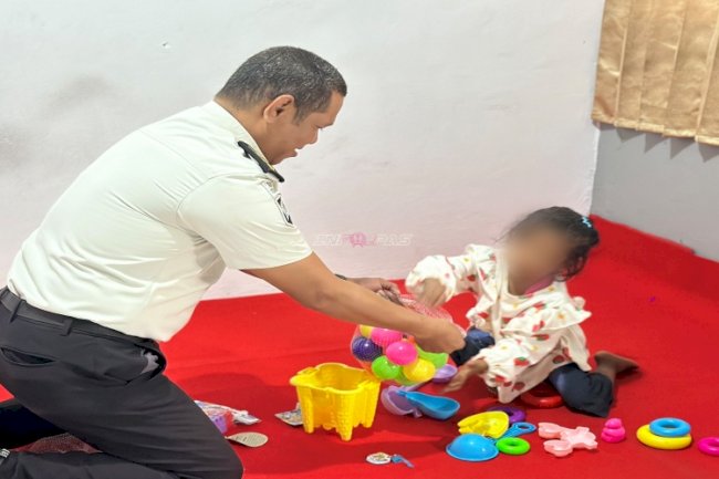 Tingkatkan Pelayanan Prima, Bapas Ambon Hadirkan Ruang Bermain Anak