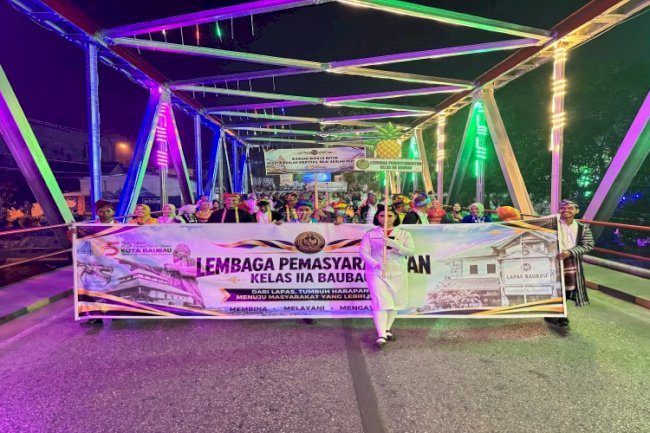 Lapas Baubau Meriahkan Karnaval Budaya Hari Jadi Ke-485 Baubau 