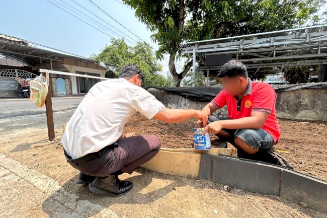 Semai Bibit Kangkung, Rutan Rantau Bekali Warga Binaan Keterampilan Pertanian