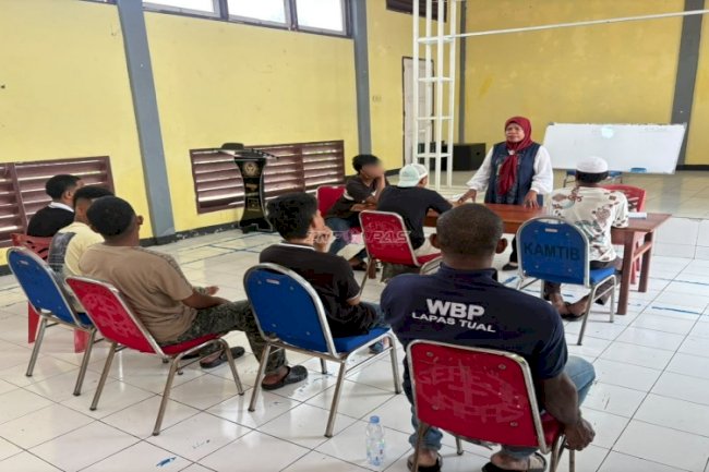 Lapas Tual Gelar Pendidikan Kesetaraan, Bentuk Karakter Warga Binaan lewat Pembelajaran PPKn