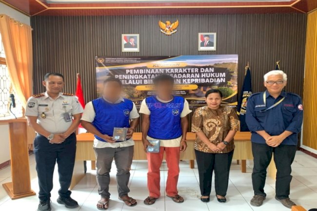 Bapas Waikabubak Gelar Pembimbingan Kepribadian Klien bersama Kemenag Sumba Barat dan LBH Sarneli