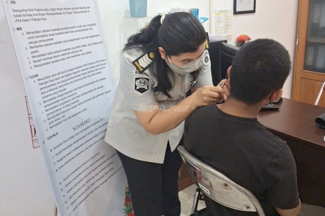 LPKA Palangka Raya Pantau Kesehatan Anak Binaan untuk Dukung Pembinaan