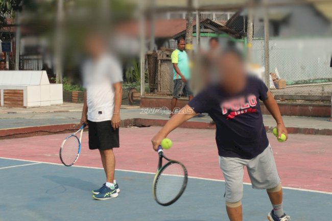 Lapas Banjarmasin Fasilitasi Pembinaan Olahraga Tenis Lapangan bagi Warga Binaan