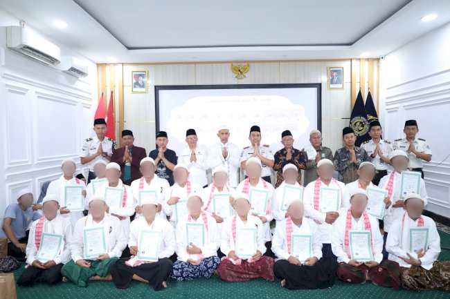 Lapas Mojokerto Wisuda 20 Santri Warga Binaan Angkatan III Kitab Al-Imrithi