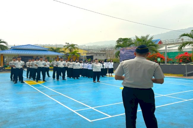 Cegah ISPA Akibat Kabut Asap, Lapas Luwuk Gelar Edukasi Kesehatan kepada Petugas