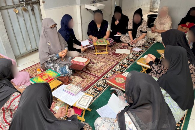 Rutan Tanjung Bina Spiritual Warga Binaan Perempuan melalui Pengajian Rutin