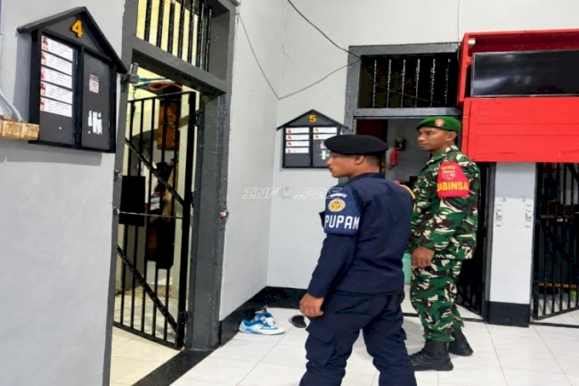 Lapas Wahai dan Koramil Tingkatkan Deteksi Dini lewat Patroli Sambang dan Troling 