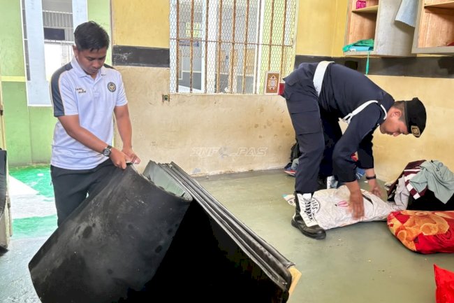 Tanpa Henti! Lapas Pemuda Madiun Gencarkan Razia, Tegaskan Komitmen Zero Halinar
