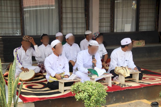 Selawat Menggema di Ruang Kunjungan, Habsyi Warga Binaan Rutan Pelaihari Hadirkan Suasana Religius