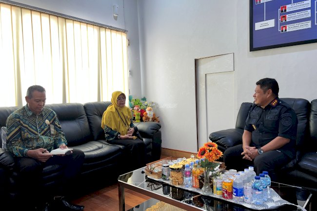 Lapas Banjarmasin Terima Kunjungan Ketua PN, Bahas Dukungan Persidangan Daring