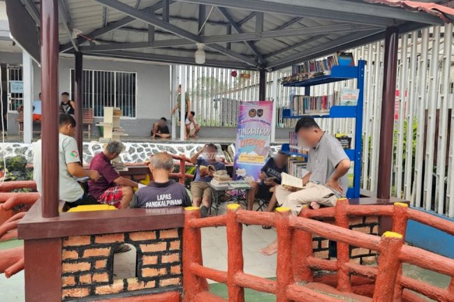 Pojok Literasi Healing, Ruang Refleksi Diri Warga Binaan Lapas Pangkalpinang