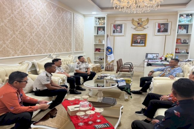 Perkuat Sinergi dengan Pemda, Karutan Kendari Koordinasi dengan Sekda Kota Kendari