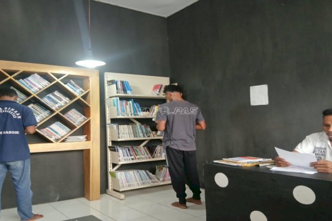 Rutan Masohi Optimalkan Perpustakaan sebagai Sarana Pembinaan Literasi Warga Binaan