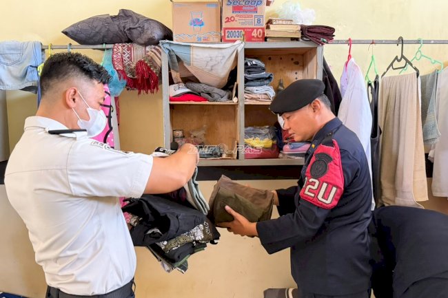 Ciptakan Hunian Aman dan Tertib, Lapas Pemuda Madiun Kembali Gelar Razia Rutin