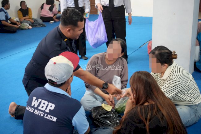 Baksos Lapas Batulicin Salurkan Bantuan Sembako bagi Keluarga Warga Binaan