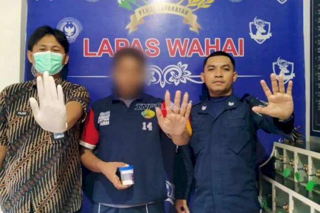 Komitmen Bersih dari Narkoba, Warga Binaan Lapas Wahai Jalani Tes Urine Sebelum Bebas