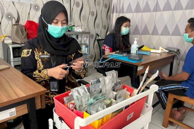 Pastikan Hak Kesehatan Terpenuhi, Rutan Rantau Layani Pemeriksaan Medis Gratis