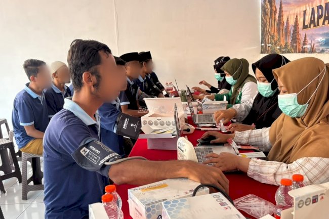 Lapas Mojokerto Gelar CKG dan Mobile VCT bagi 155 Warga Binaan