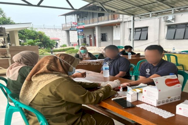Gelar Skrining HIV, Lapas Dharmasraya Perkuat Deteksi Dini Kesehatan Warga Binaan
