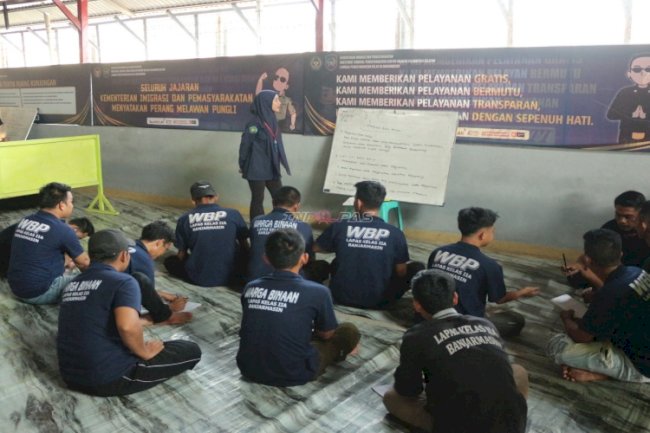 Lapas Banjarmasin Fasilitasi Pendidikan Kesetaraan Paket A, B, dan C, Perkuat Pengetahuan dan Karakter Warga Binaan
