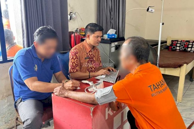 Jaga Hak Kesehatan Warga Binaan, Rutan Marabahan Kembali Gelar Pemeriksaan di Klinik Pratama