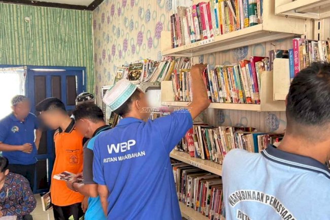 Perluas Wawasan lewat Bacaan, Rutan Marabahan Dorong Warga Binaan Aktif Berliterasi