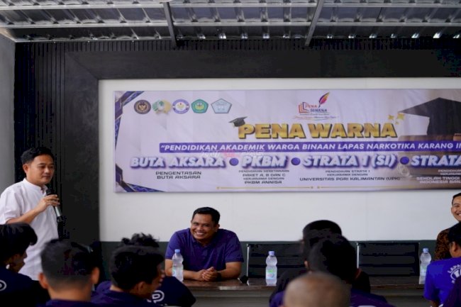 Lapas Narkotika Karang Intan Sambut Dukungan Pendidikan Warga Binaan dari PN Martapura 