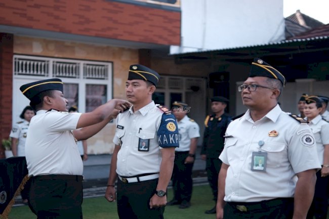 Apresiasi Disertai Tanggung Jawab, Dua ASN Lapas Tabanan Naik Pangkat