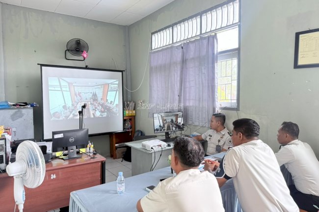 Lapas Namlea Tindak Lanjuti Evaluasi Kinerja Kanwil Ditjenpas Maluku