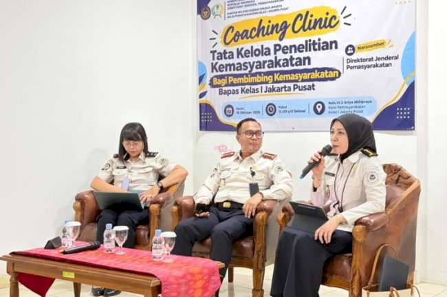 Bapas Jakarta Pusat Gelar Coaching Clinic Litmas, Perkuat Kompetensi Pembimbing Kemasyarakatan
