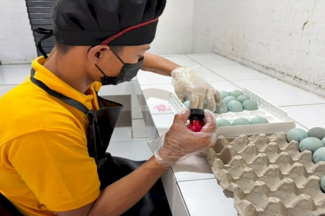 Produksi Telur Asin RuRa, Rutan Rantau Dorong Keterampilan Wirausaha Warga Binaan