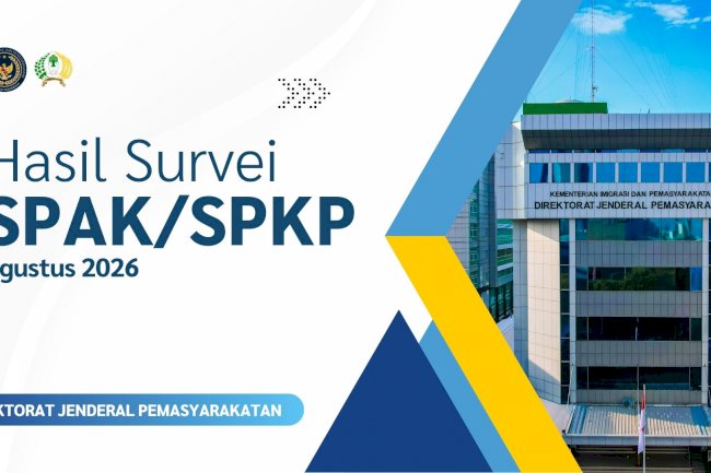 Hasil Survei SPAK/SPKP Ditjenpas Periode Agustus 2026