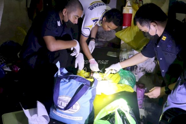 Perkuat Deteksi Dini, Lapas Amuntai Gelar Razia Gabungan dan Tes Urine bersama APH