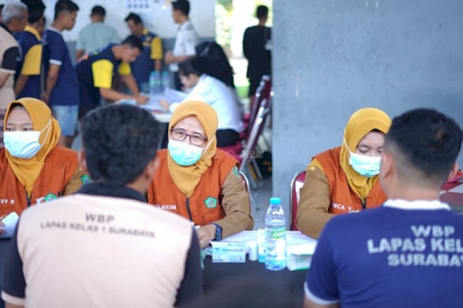 Lapas Surabaya Perluas Jangkauan CKG untuk Pantau Kesehatan Warga Binaan