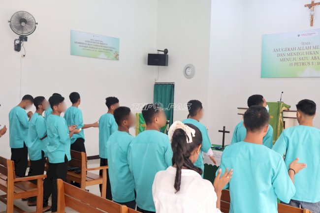 LPKA Ambon Dorong Anak Binaan Bertumbuh dalam Iman dan Kasih