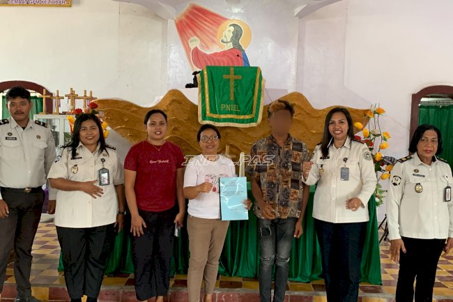 Bapas Saumlaki Gandeng Pemerintah Desa dan Gereja Awasi Pelayanan Masyarakat Klien