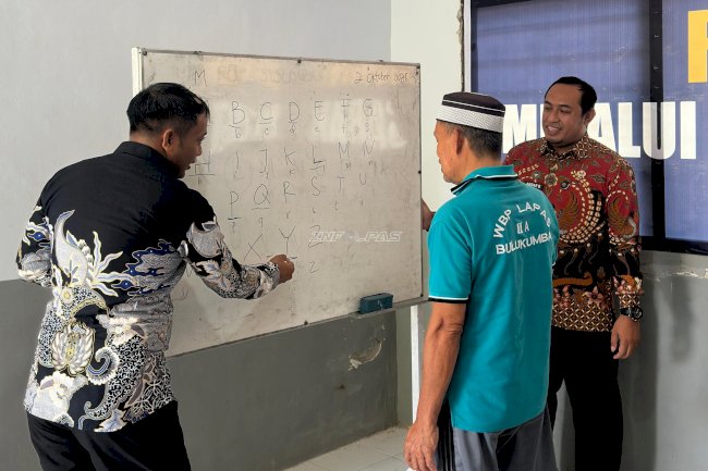 Lapas Bulukumba Hadirkan Harapan Baru lewat Pembelajaran Baca Tulis bagi Warga Binaan
