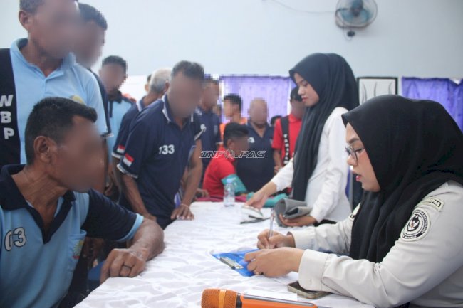 Lapas Piru Gandeng Puskesmas dan Dinkes SBB, 100 Warga Binaan Ikuti Sosialisasi dan Tracing TBC