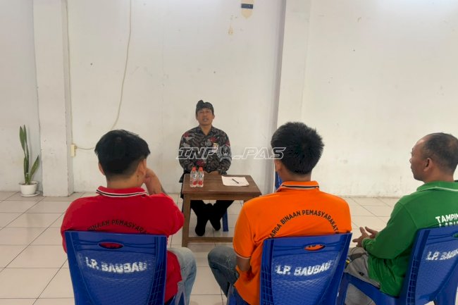 Lapas Baubau Fasilitasi Pembinaan Kerohanian Warga Binaan Hindu
