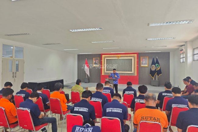 Rutan Donggala Fasilitasi Ibadah Rutin Warga Binaan Kristen