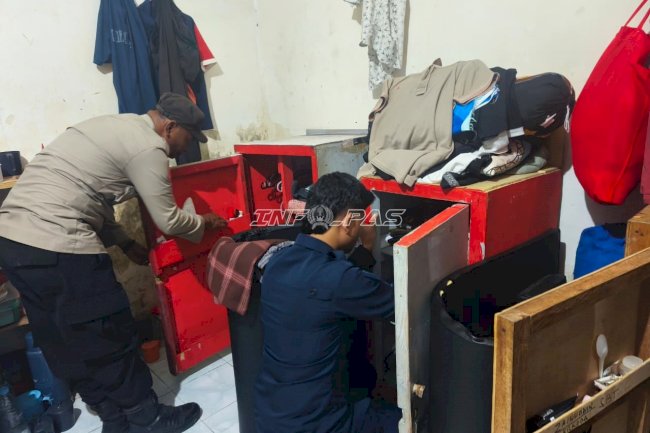 Perkuat Stabilitas Kamtib, Lapas Wahai Gandeng Polsek Intensifkan Razia Kamar Hunian