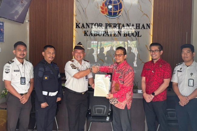 Berkat Sinergi yang Solid, Sertifikat Tanah BMN Lapas Leok Rampung dalam Waktu Singkat