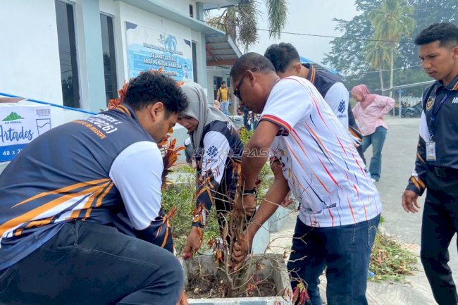 Jaga Lingkungan Tetap Bersih, Rutan Masohi Gelar Kerja Bakti