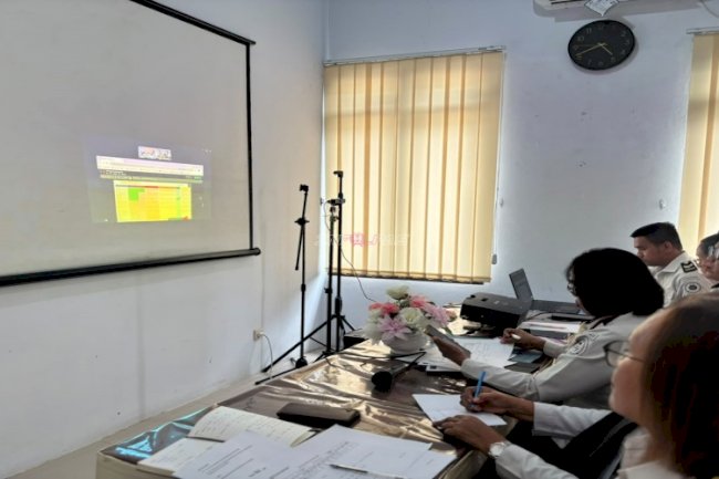 Evaluasi Program Kerja, Lapas Perempuan Ambon Jalani Monev bersama Kanwil Ditjenpas Maluku